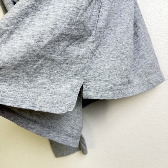 Made For Italic Shirt Womens Large Grey Crew Neck Long Sleeve Embroidered - Picture 10 of 13